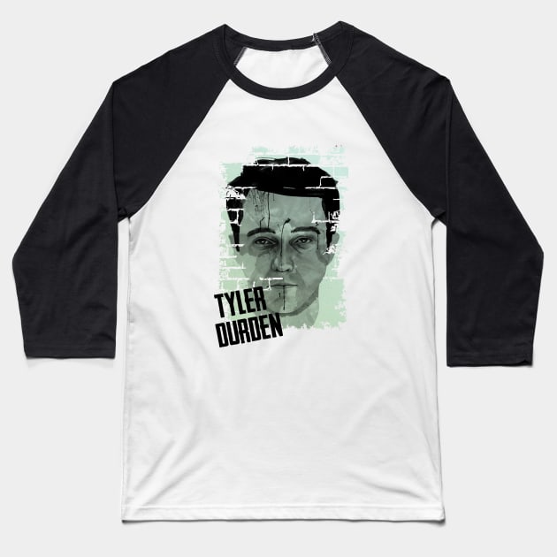 Tyler Durden wall Baseball T-Shirt by Finito_Briganti